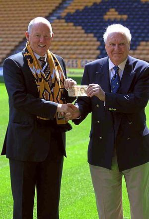 Selling the club to Steve Morgan for a tenner