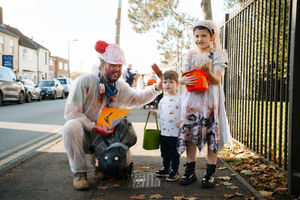 Kids big and small were part of the day