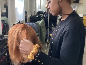 Supporting image for story: Student hairdresser qualifies for national final after creating sunset inspired colour