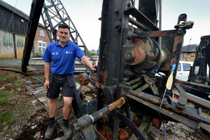 Dan Mullock, at Ellesmere Yard