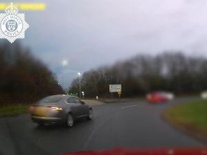 Supporting image for story: Watch as Shrewsbury drink driver careers into a ditch in crash which caused his partner to lose an arm