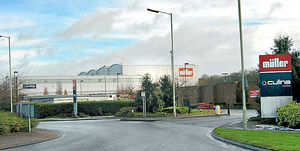 Müller's site in Market Drayton