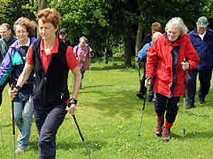 Supporting image for story: Nordic walking moves into stride