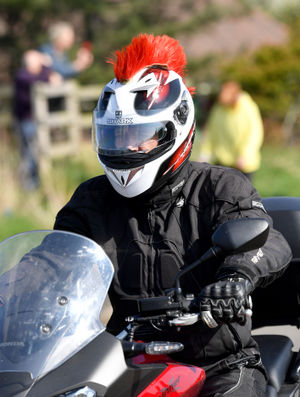 Rider at the Bikes4Life event 