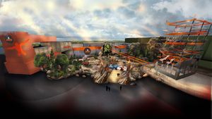 CGI of the 80,000 sq ft Bear Grylls Adventure that will open at the NEC in Birmingham next summer