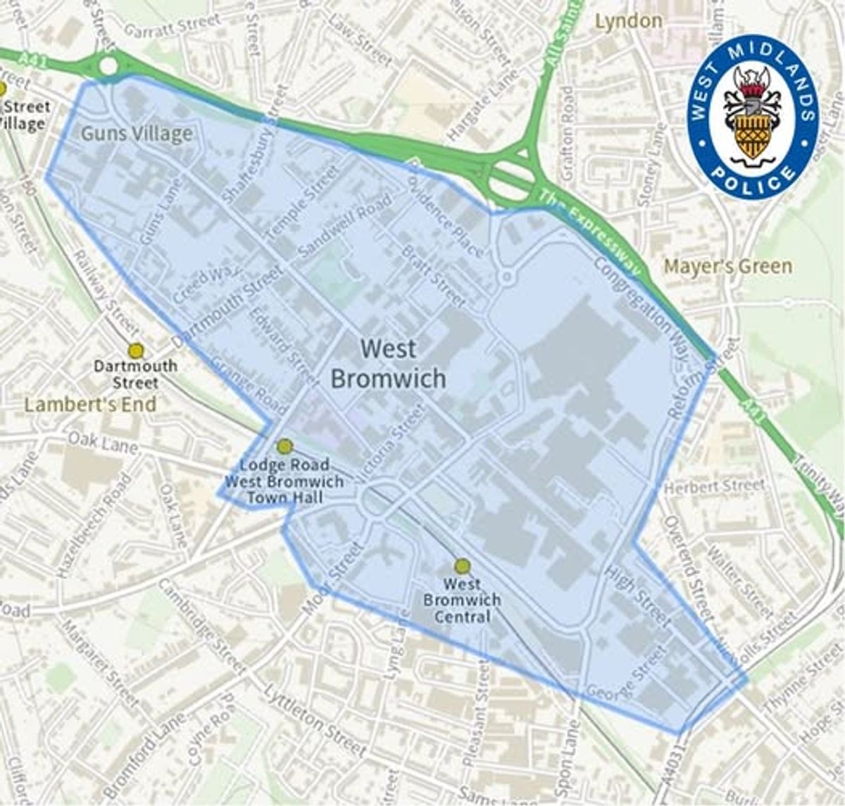 Section 60 power in place following West Bromwich disorder with six arrested and weapons recovered