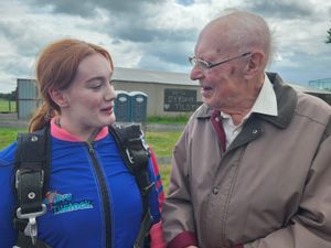 Supporting image for story: Shropshire care home employee takes to the skies in honour of mum who died of kidney disease 