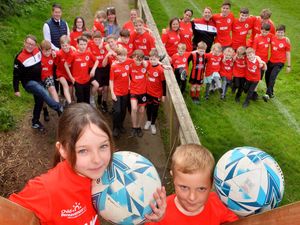 Supporting image for story: Football clubs fields a squad of 146 for Bridgnorth walk