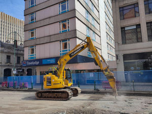 Supporting image for story: Midland Metro extension works resumes in Birmingham