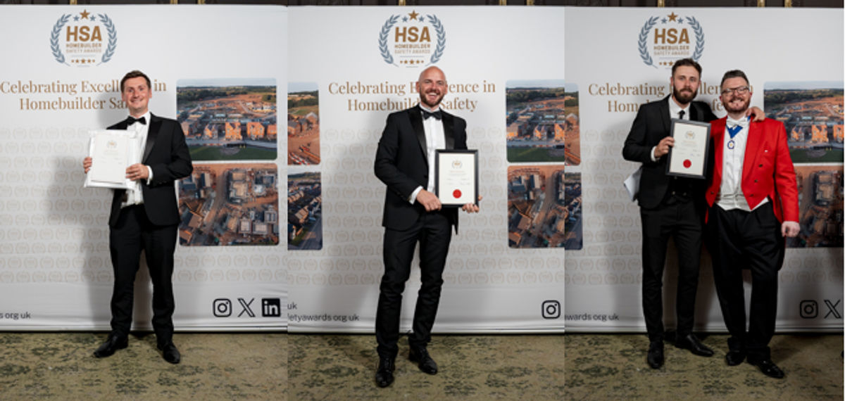 Three Bellway developments in West Midlands highly commended in Homebuilder Safety Awards