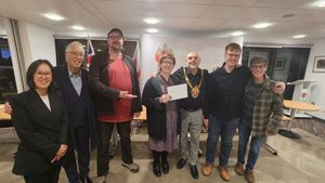 Mandy Lai and Kan Koo attended the Mayor of Wolverhampton charity event.