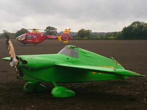 Supporting image for story: Man has 'lucky escape' in Staffordshire aircraft crash