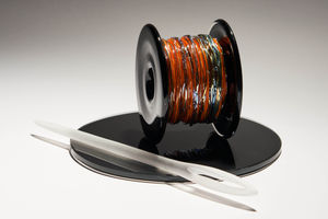 Some of Elliot's contemporary glass art