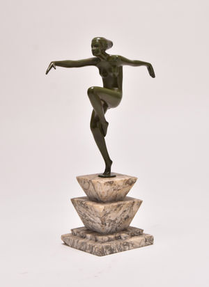 Figure of a female dancer by Josef Lorenzl valued at up to £2,000.