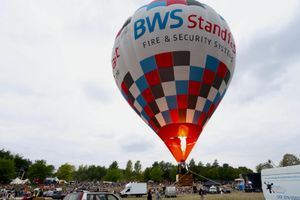 The huge balloons have been seen on the skyline across Telford. Picture: Telford & Wrekin Council