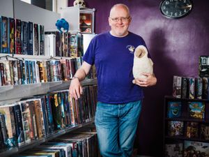 Supporting image for story: Final day for Shrewsbury market boardgame trader after 20 years