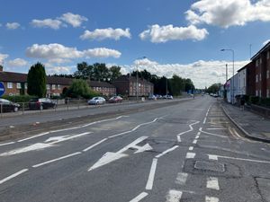Coleshill Street before the start of the works