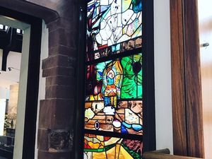 Supporting image for story: New stained-glass window for Shrewsbury museum