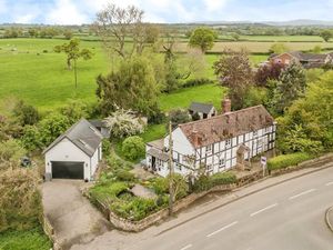 Supporting image for story: Grade II-listed four-bed detached house for sale in Myddle, near Shrewsbury