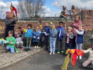 Supporting image for story: Children get creative ahead of Ludlow Fringe Festival and the town carnival this Summer 
