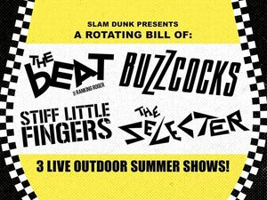 Supporting image for story: Buzzcocks, The Beat, Stiff Little Fingers and The Selecter to play Birmingham in outdoor ska and punk summer spectacular
