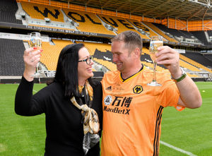 After the win the couple put the winning scratchcard in the safe and visited their caravan in North Wales