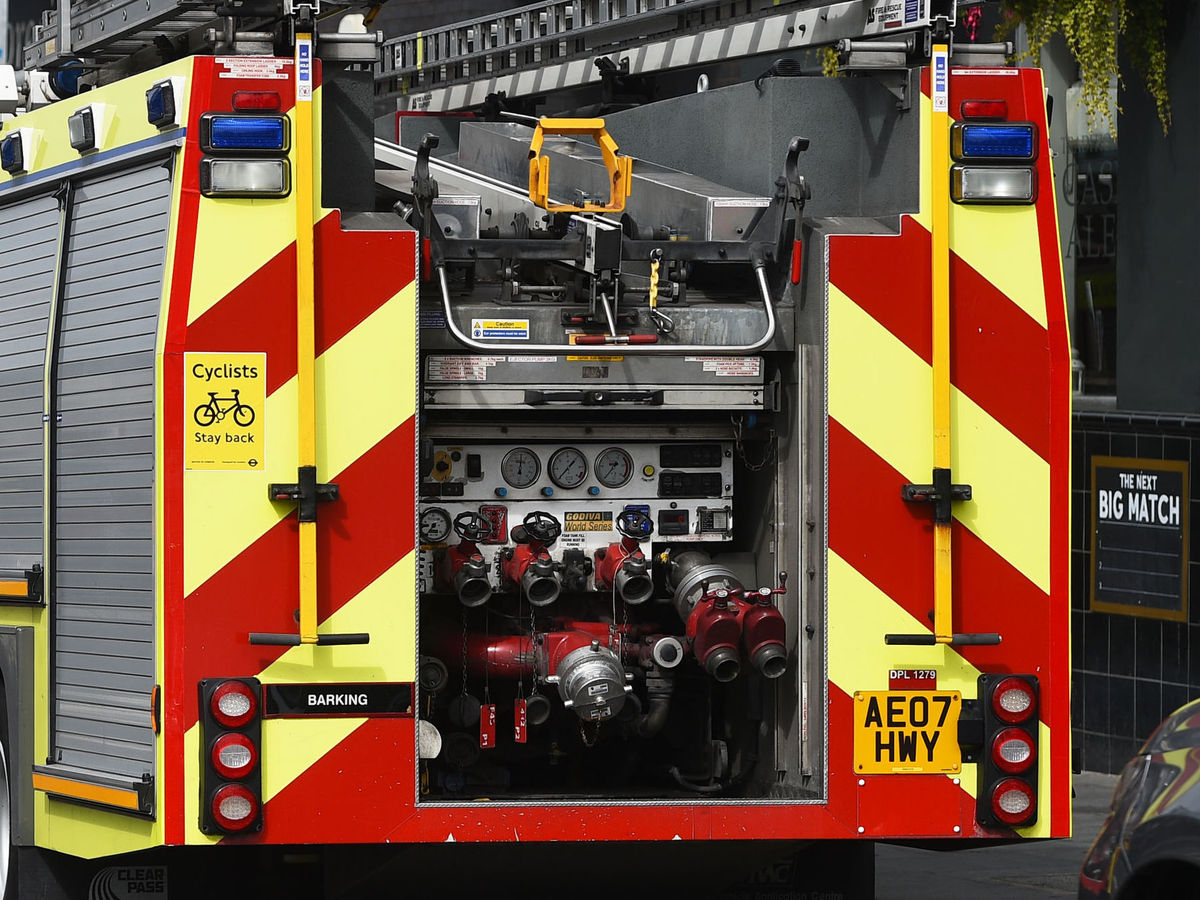 Fire crews work to rescue child stuck in tree at Telford playground