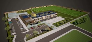 An artist impression of Thomas Telford Primary Free School. Photo: TTPFS/Fay Hurford