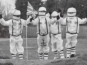 Supporting image for story: Tim Peake: Telford pupils dress up as astronauts in welcome home video