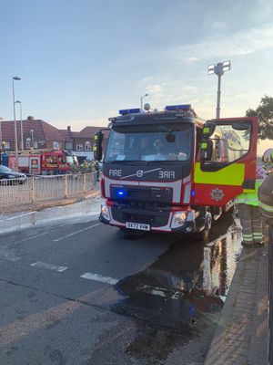 More than 50 firefighters were dealing with the incident. 