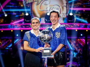 Supporting image for story: Karen Carney and Carlos Gu win Strictly Come Dancing in emotional final
