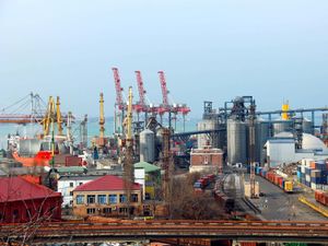 Industrial landscape of Odesa