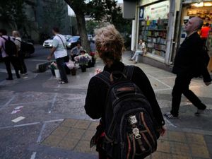 An Iranian woman without a mandatory headscarf in Tehran