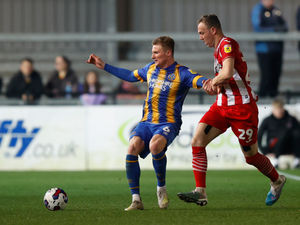 Supporting image for story: Shrewsbury hopeful Taylor Moore's injury not as bad as first feared