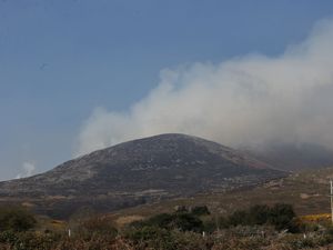 Mourne Mountains wildfire