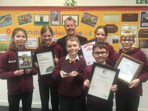 Supporting image for story: Academy group celebrating after being nominated for four education awards