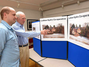 Supporting image for story: Hydro idea for Ludlow's historic weir given thumbs-up at public display