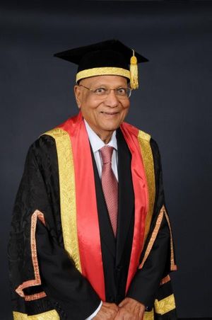 Lord Paul was chancellor of Wolverhampton University since 1999