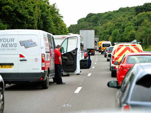 Supporting image for story: M54 at Telford reopens after police fears for woman's welfare