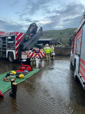 Fire crews were called at around 6am. Photo: @SFRS_WL_oncall