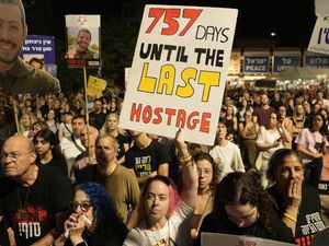 Supporting image for story: Israel says the Red Cross has received the remains of three hostages in Gaza