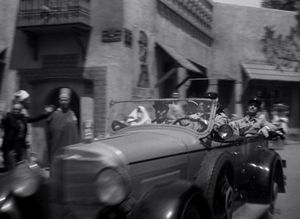 The Sunbeam as a police car in Casablanca
