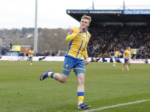 Supporting image for story: 'One day I will': Striker from Mid Wales border creates more FA Cup memories as Mansfield give Arsenal big scare