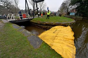The water-gate. Photo: Tim Thursfield