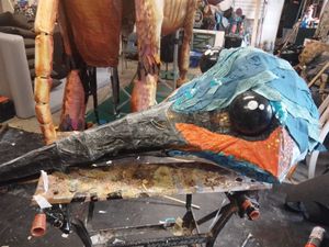 Art made in workshops for Ludlow Fringe