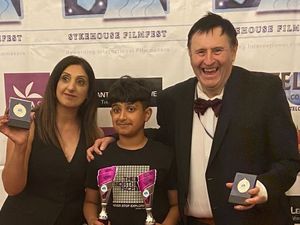 Supporting image for story: Win double keeps the camera rolling for Sandwell mum and son duo
