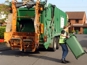 Supporting image for story: Unwanted green bins awaiting collection across Wolverhampton