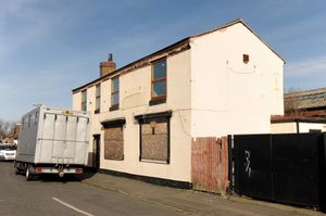 The Ye Olde Rose and Crown pub after it closed