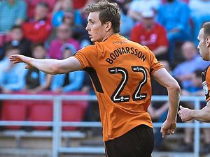 Supporting image for story: Jon Dadi Bodvarsson's relief at ending Wolves goalscoring drought
