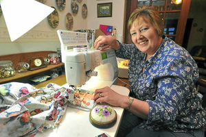Supporting image for story: Great British Sewing Bee star Sandra so happy to reach final